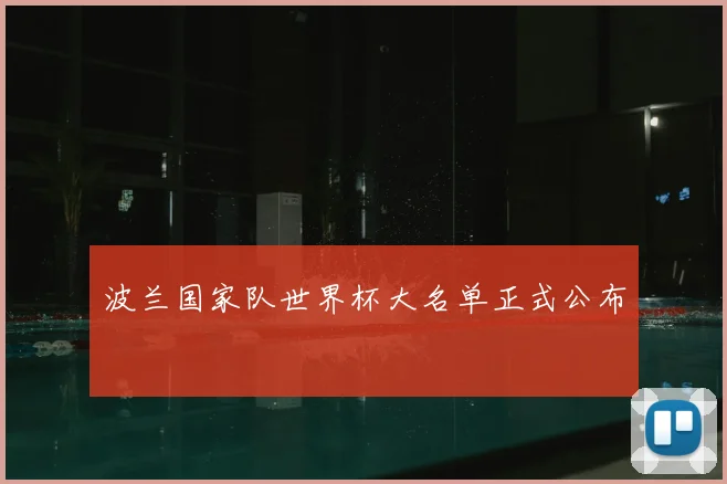 波兰国家队世界杯大名单正式公布